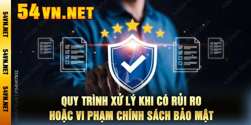 Quy Trình Xử Lý Khi Có Rủi Ro hoặc Vi Phạm Chính Sách Bảo Mật